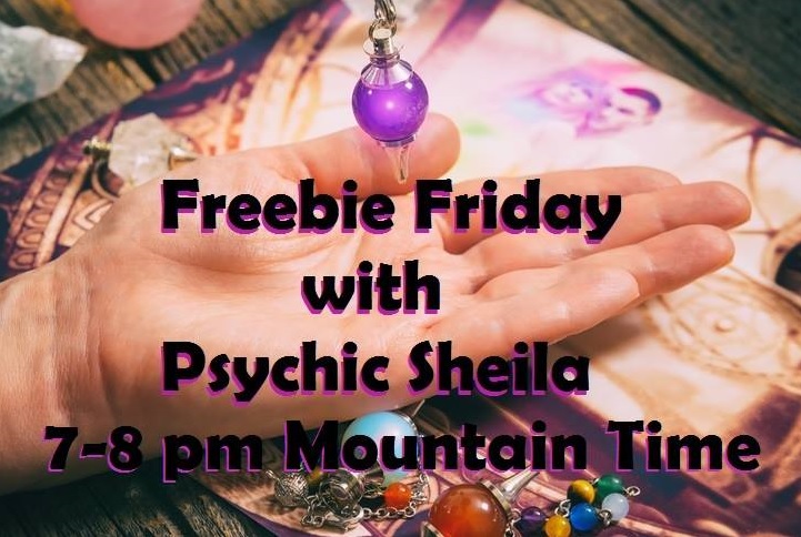 Psychic Sheila will be doing her ‘Freebie Friday Show’ on Facebook …live from Eyes Of The World Imports on Nov 16th!